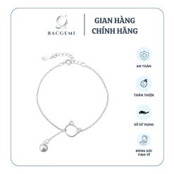 lắc chân bạc hình mèo