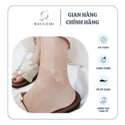 lắc chân bạc hình mèo