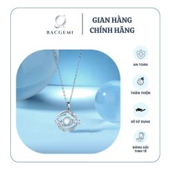 Dây chuyền bạc đính đá Cubic Zirconia cao cấp