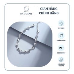 Lắc tay bạc đính đá sang trọng