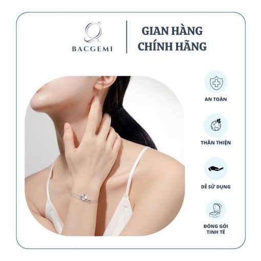 Lắc tay hình cỏ 4 lá