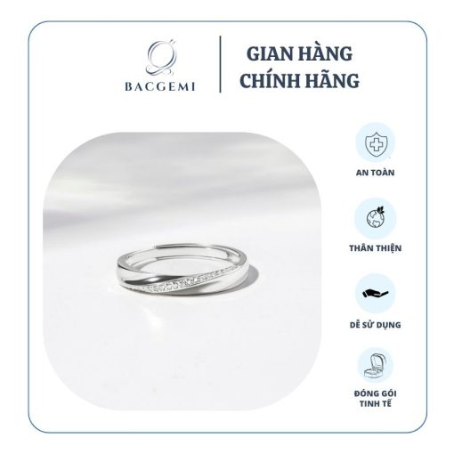 Nhẫn bạc unisex cho nam và nữ